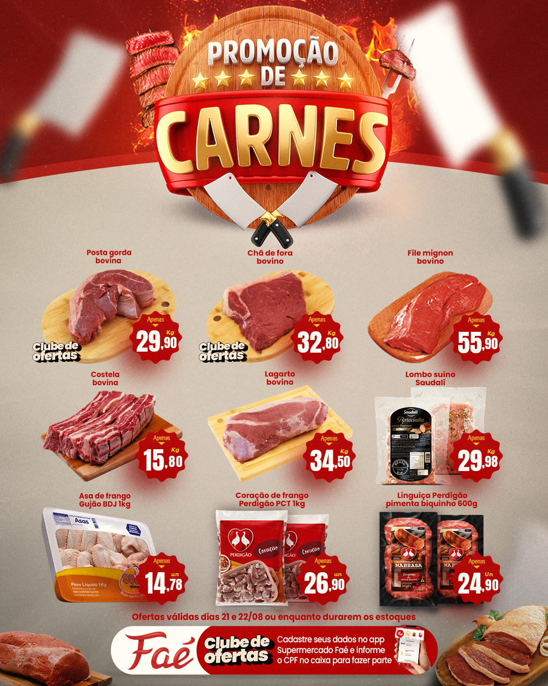 promoçao de carnes certo