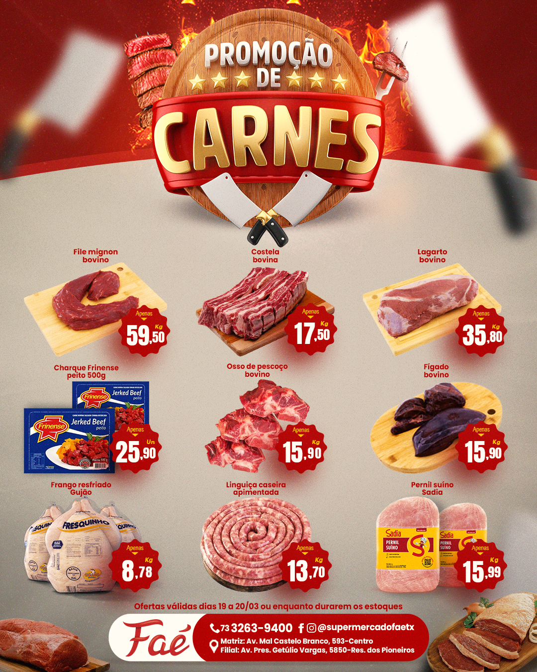 promoçao de carnes certo