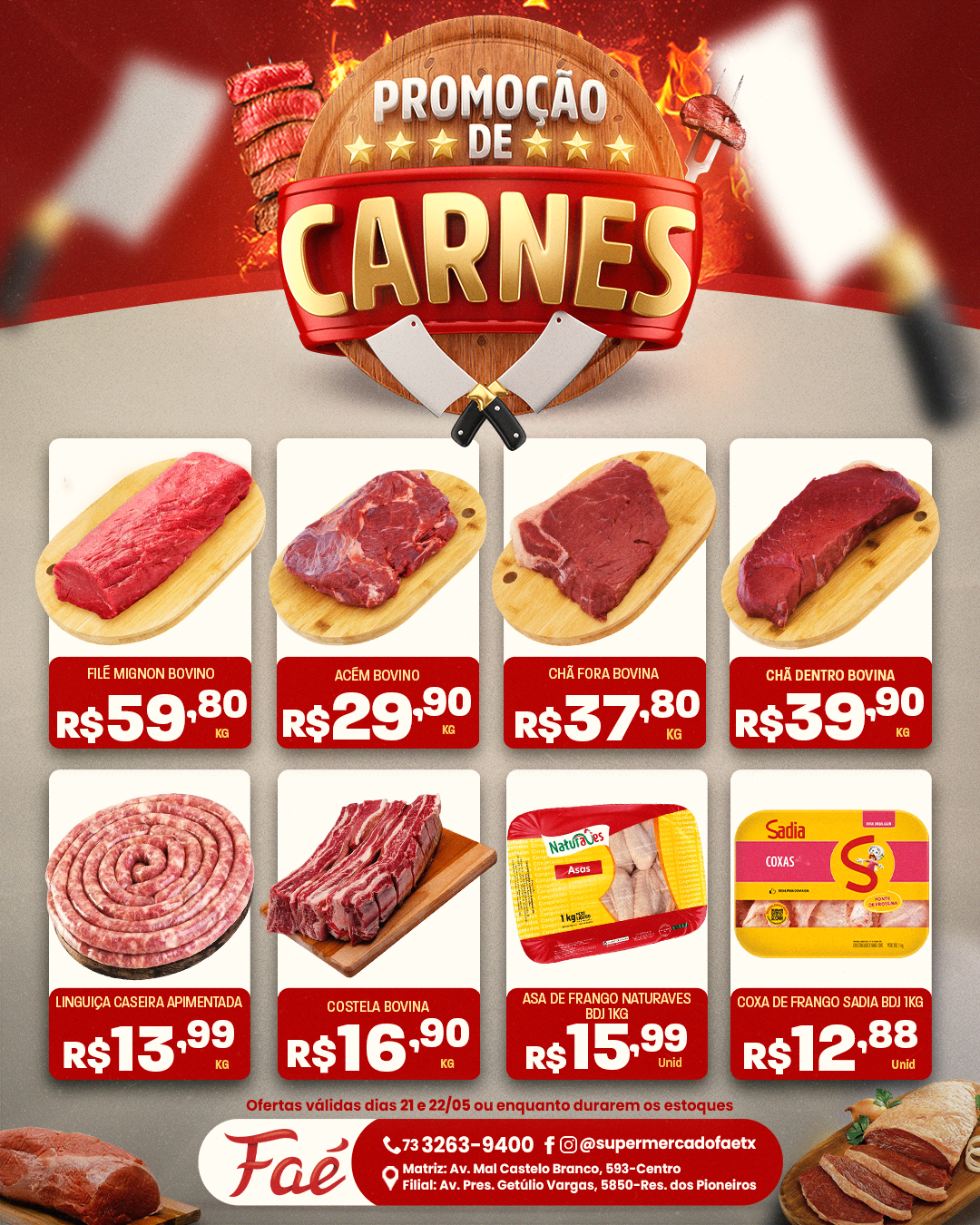 promoçao de carnes certo